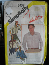 Vintage Simplicity John Weitz #5439 Men&#39;s Shirt Pattern - Size 40/Neck 1... - £6.78 GBP