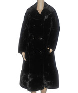 Borgessa Faux Fur Coat 1960&#39;s Double Breasted Small Free Shipping - $49.99