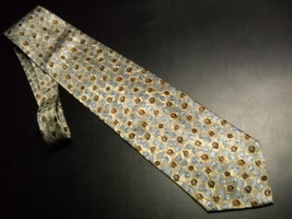 Joseph Abboud Neck Tie Italian Silk Design No 67251 Greyish Greens and B... - $12.99