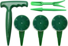 Coolrunner 6 Pack Sowing Seeds Dispenser Set, Adjustable Garden Hand Pla... - £21.23 GBP