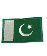 The National Flag of Pakistan Patch Crescent Moon Star Emblem Logo 2&quot; x ... - $15.99