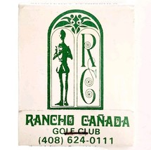 Laguna Seca Golf Club Carmel Vintage Matchbook Rancho Canada Unstruck E19D - $19.99