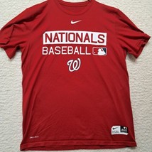 Nike Dri-Fit Washington Nationals Youth Short Sleeve Shirt Red Size Large (8) - £13.70 GBP