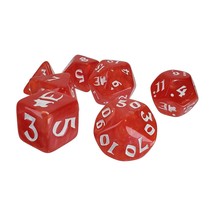 Steve Jackson Games Polyhedral Dice Set (7): Munchkin - Red/White - £14.25 GBP