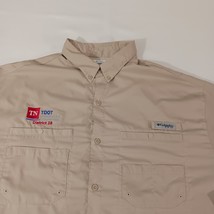 Columbia Omni-Shade FM7253 Men's 2XL Brown Vented Button Front Long Sleeve Shirt image 6