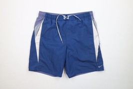 Vintage Nike Mens Medium Travis Scott Mini Swoosh Lined Above Knee Shorts Trunks - £35.57 GBP