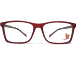 Maui Jim Eyeglasses Frames MJO2407-04D Matte Red Gray Rectangular 55-17-140 - $37.18