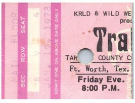 Vintage Traffic Steve Winwood Ticket Stub January 19 1973 Ft. Worth Texas - $34.64