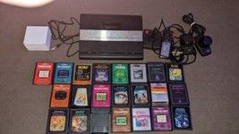 Atari 7800 System 21  games Hook Up's, Joysticks And Paddle Controls All Works - $267.29