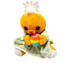 Vintage Cuddle Wit 5 inch Mini Plush Easter Chick Duck with Egg Stuffed Animal - $22.50