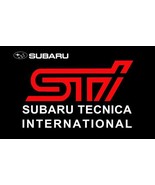 Subaru STI Flag-3x5 FT Banner-100% polyester Subaru Tecnica Internationa... - $25.00+