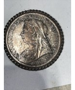 1901 Large Penny Great Britain  Pin/charm Token - $9.89