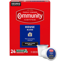 House Blend 24 Count Coffee Pods, Medium Dark Roast, Compatible with Keu... - £15.86 GBP