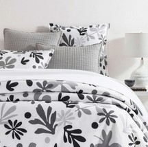 PINE CONE HILL-ANNIE  SELKE HENRI 1pc KING SHAM WHITE/BLACK  NIP - $59.12