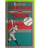 Vtg Grand Slams and Fumbles: Sports Quotes by Peter Beilenson (HCDJ 1989) - $6.51 CAD