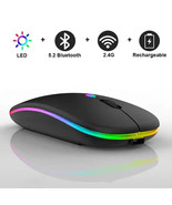 Wireless Bluetooth Optical Mouse USB Rechargeable Cordless For PC Laptop... - £9.87 GBP