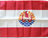 French Polynesia - 12&quot;X18&quot; Nylon Flag - $26.40