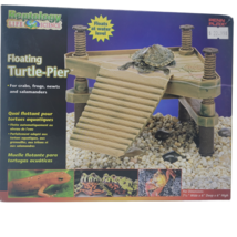 Penn-Plax Reptology Floating Turtle Pier &amp; Basking Platform for Crabs Frogs Newt - £18.17 GBP