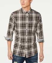 $45  American Rag Men&#39;s Plaid Shirt, Color: DEEP BLACK, Size: XXL - £22.20 GBP