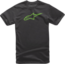 Alpinestars Mens Ageless T-Shirt Tee Shirt Black/Green 2XL - £19.20 GBP