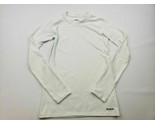 Reebok Boys Athletic Play Dri Shirt Size L White Long Sleeve QE16 - $7.91
