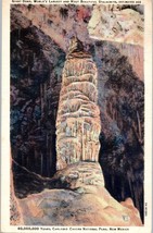 Giant Dome Carlsbad Cavern New Mexico Postcard Posted 1934 - £4.03 GBP