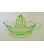 Large Green Depression Glass Juicer - £27.05 GBP