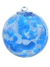 4 Inch Clouds Art Glass Friendship Ball - £14.63 GBP