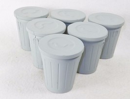 Lot of 6 Garbage Can Shape Squeeze Toys ~ Stress, Arthritis, Therapy #SB... - $9.75