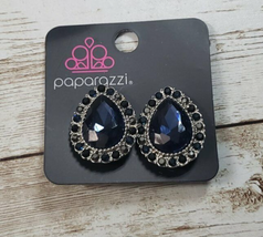 Paparazzi Blue Pear Shaped Clip On Earrings - Brand New - $8.99