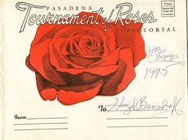  Tournament of Roses Pictorial Souvenir Program 1975 &amp; Mailing Envelope USC OSU  - £14.09 GBP