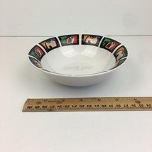 Vtg 2000 Taz Looney Tunes Ceramic Soup Cereal Bowl Dish White Images Edge READ - £9.02 GBP