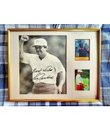 Lee Trevino 1980&#39;s Framed Autographed Photo &amp; Golf Trading Cards - $1,110.01 MXN