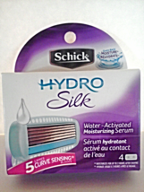 New Schick Hydro Silk For Women Razor Blade Refill Cartridges Five Blades 4 Pack - £10.16 GBP