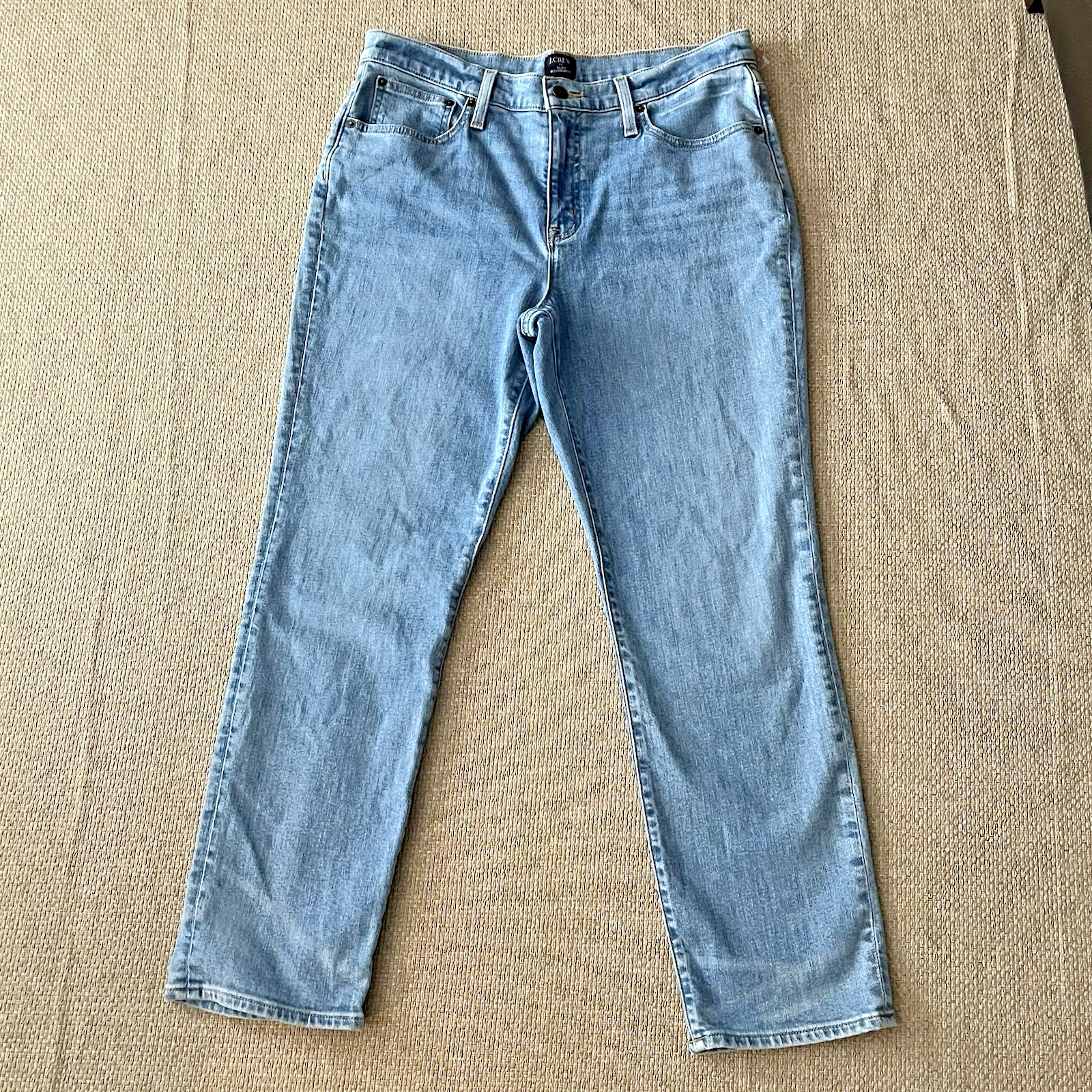 J. Crew Slim Boyfriend Jeans Stretch BF682 Blue Relaxed Fit Size 29 Medi... - $23.74