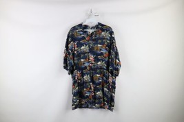 Vintage 90s Streetwear Mens Size XL Beach Pineapple Camp Hawaiian Button Shirt - £31.61 GBP