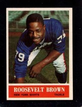 1964 Philadelphia #114 Roosevelt Brown Exmt Ny Giants Hof *X113518 - £6.59 GBP