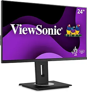 ViewSonic VG2456 24-Inch 1080p Monitor with USB 3.2 Type C Docking Built... - $453.99