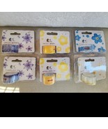 6 EDOBLUE  Creative Flower Petal Washi Tape Masking Tape Decorative Decals  - $57.47