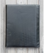 Black Business Professional Faux Leather Portfolio Organizer Folder & Calculator - £10.37 GBP