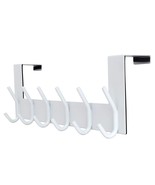 Over The Door Hook Hanger - 6 Hooks Over Door Coat Rack For Clothes Hat ... - $30.99