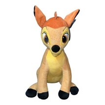 Walt Disney Kohls Care Bambi Sitting Deer Fawn Sewn Eyes Plush Stuffed Animal - £7.85 GBP