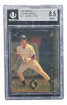 Derek Jeter Slabbed New York Yankees 1994 Images #S13 Rookie Card BAS NM... - £83.89 GBP