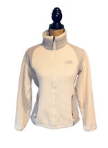 Womens The North Face Fleece Jacket Ivory Grey M - $25.00