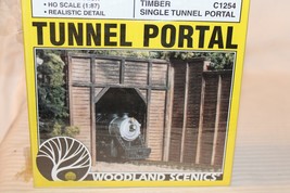 HO Scale Woodland Scenics Timber Single Tunnel Portal #C1254 BNOS - £29.30 GBP