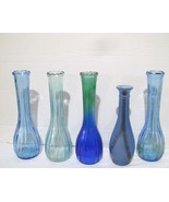 Vintage Blue Bud Vases  - $14.00