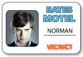 Bates Motel Norman Name Badge Magnet Back Halloween Costume Cosplay Prop - $16.24