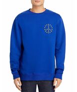 Etudes Men&#39;s 100% Organic Cotton Story Peace Blue Sweatshirt-Size Small - €51,42 EUR