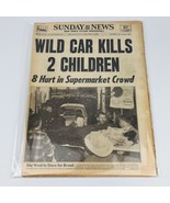 NEW YORK SUNDAY NEWS NEWSPAPER March 1, 1959 ‘Wild Car Kills 2 Children’... - £15.38 GBP