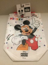 New Disney Mickey Mouse 2 Pack Small 9&#39;&#39; x 7&#39;&#39; Bags - $166.82 MXN
